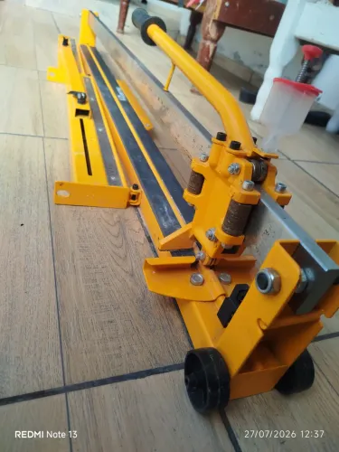 Kit Cortador Piso 120cm Guia Laser + Assentador C/ Ventosa