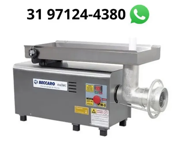Moedor De Carne Boca 22 Inox Beccaro Novo