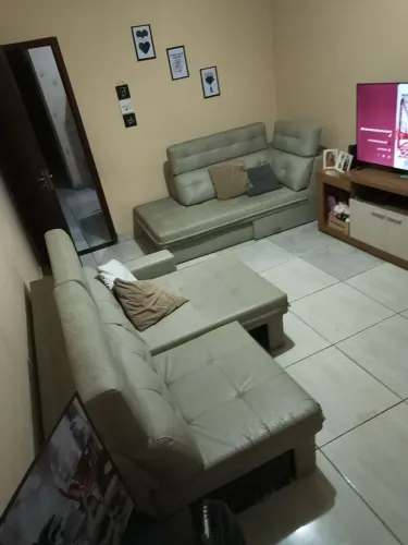 Sofá Modular em L, 3 lugares 