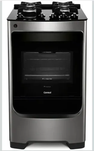 Fogão Consul 4 bocas cor inox