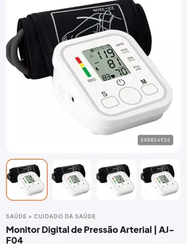 Aparelho DIGITAL  de pressão na promoção 