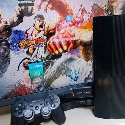 ps3 acesso 1mil jogo nele 250gb 1 controle
