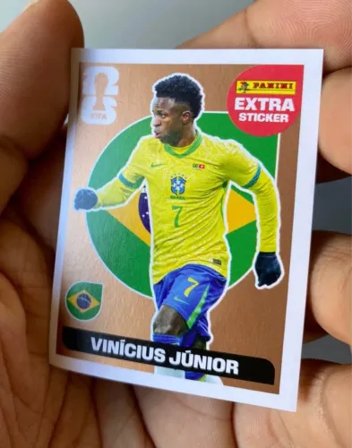 Figurinha copa Vini Jr Bronze