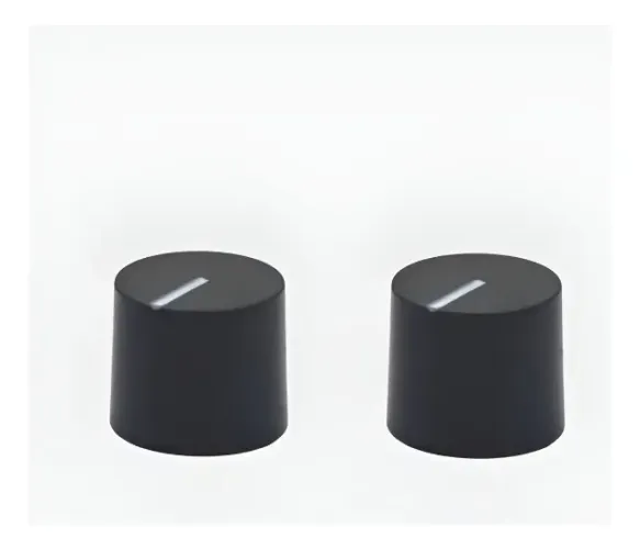 Knob Rotativo Estriado Sem Parafuso Kp-02e - 2 Unidades