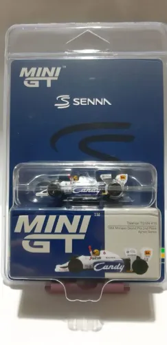 MINI GT - Toleman TG184 Ayrton Senna #19 - 1984 F1 Monaco GP 2nd Place (1118)