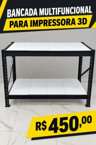 Bancada multifuncional para impressora 3D