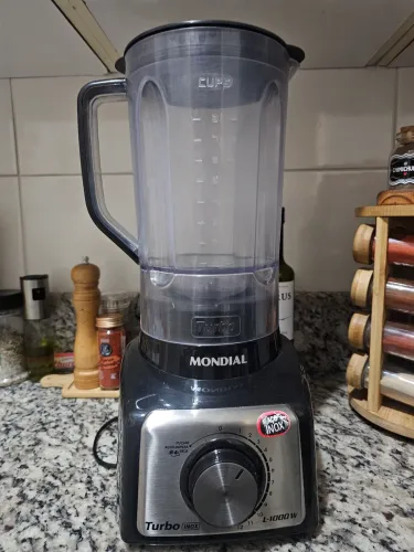 Liquidificador Mondial turbo inox 110/127v