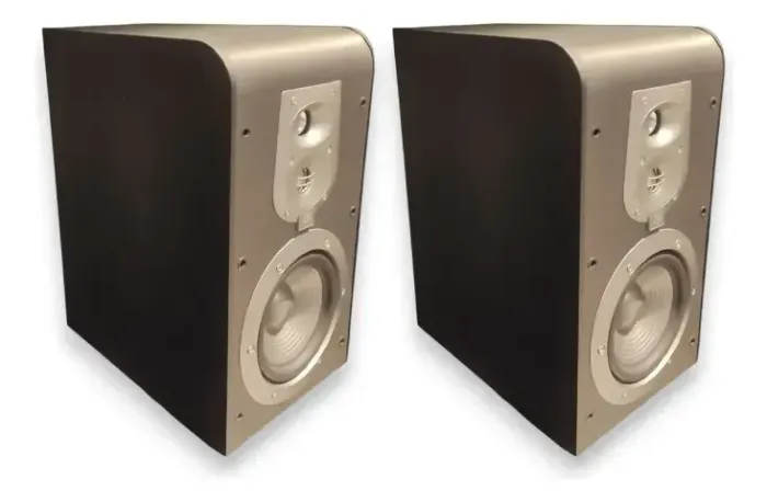 Par Caixas Jbl Es30 3 Vias Bookshelf 125w - Pretas/Prateadas