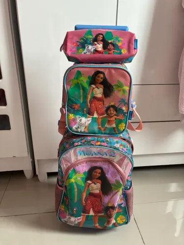 Kit mochila e lancheira 