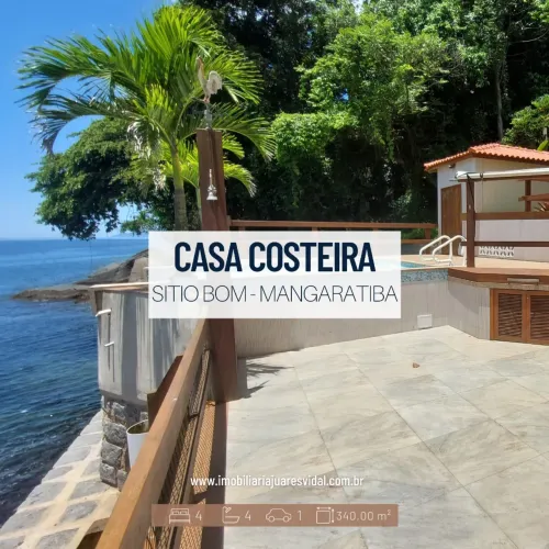 Casa de costeira no Condomínio Sítio Bom, Mangaratiba/Costa Verde.