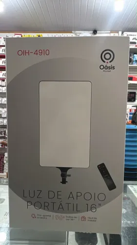 luz de apoio portátil de 16 polegadas da marca Oásis Market.