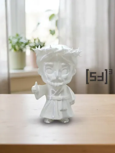 Estatueta/ Figura Jesus Cristo estilo Cartoon - Artigos Religiosos - Impressora 3D