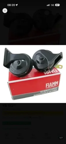 Par Buzina Fiamm Caracol 12v Kbc99 2t Grave Agudo Universal