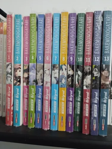 Mangá bakemonogatari vol1 ao vol13