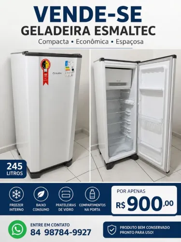 Vende-se uma geladeira de 245 Litros. 