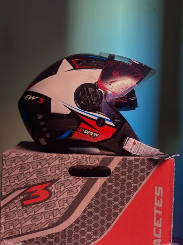 Capacete FW3 Aberto Xopen (novo)