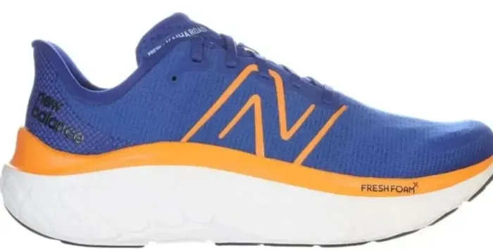 Tênis New Balance Fresh Foam X Kaiha Road Azul e Laranja