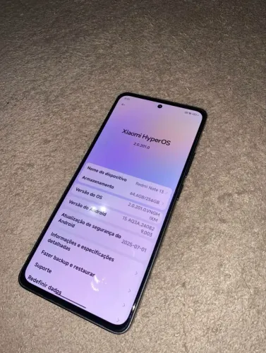 xiaomi redmi note 13 a venda. vem com propostas. 