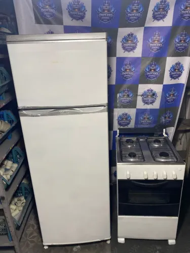 Kit fogão e geladeira