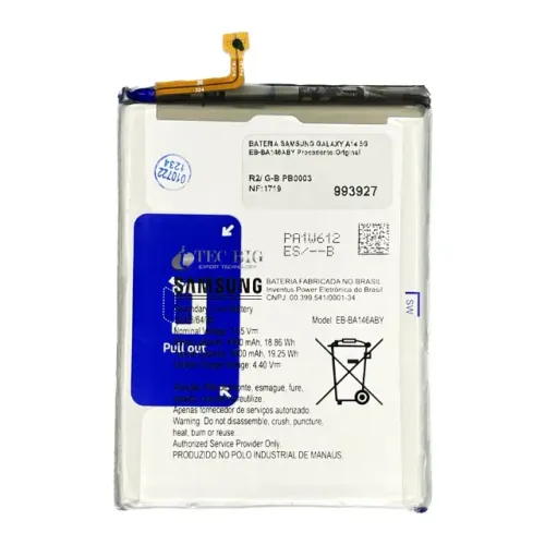 Bateria 5000mah samsung a14 5g original (retirada)
