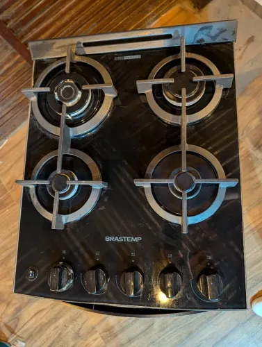 Fogão de piso Brastemp 4 bocas BF04XAEUNA