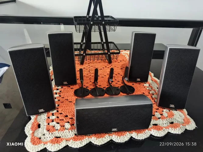 Conjunto caixas 5.0 JBL SCS150 (B&W Klipsch) 