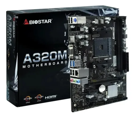 PLACA MAE AMD AM4 BIOSTAR A320M