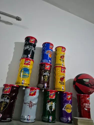 Coleção Latas NBA - 11 Unidades 1 Bola