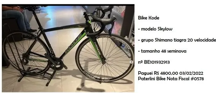 Bicicleta Kode Skylow pouco uso