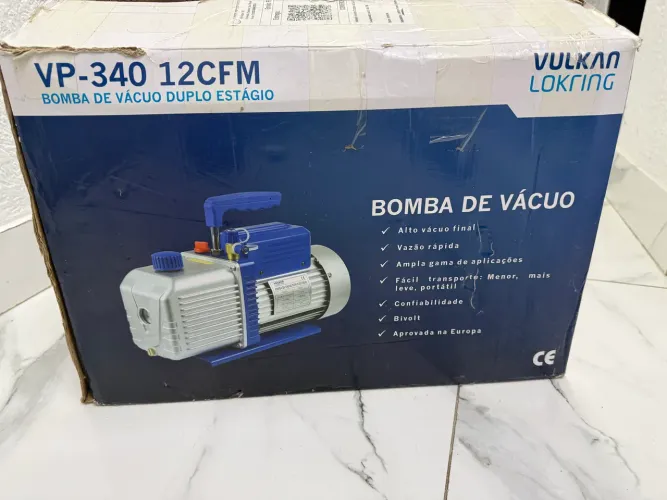Bomba Vácuo 12 CFM Duplo Estágio