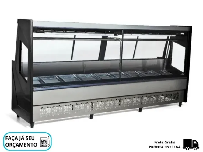 Balcão de Carne 3M Preto Polar
