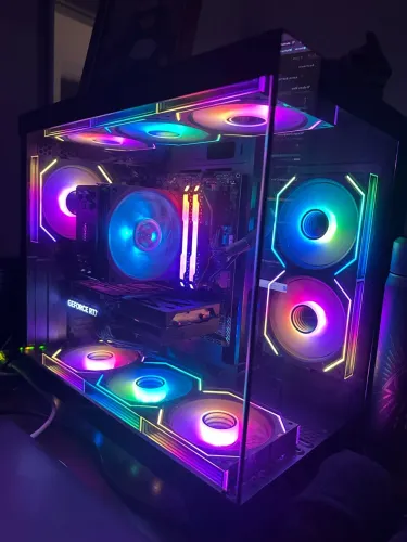 PC Gamer RTX 4060 Ti 8GB + Ryzen 5 5600GT | 16GB RGB | 9 Fans ARGB
