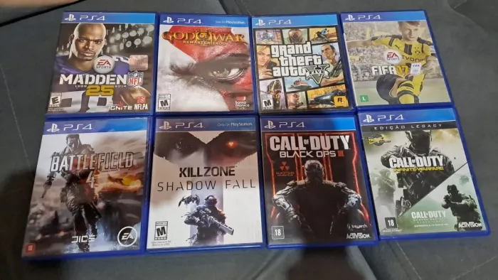 Jogos Originais PS4 |  COD, GTA V, FIFA e mais