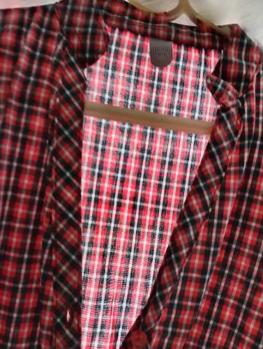 Camisa bata quadriculada Hering P