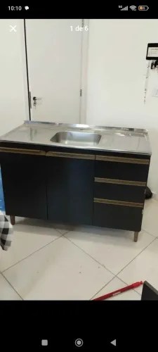 Balcão de pia e tampo