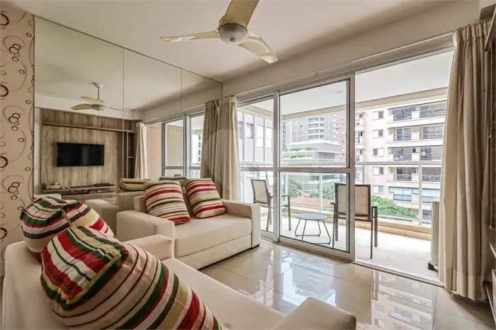 Apartamento para locação nos Jardins 65 m², 2 dormitórios, varanda e 1 vaga