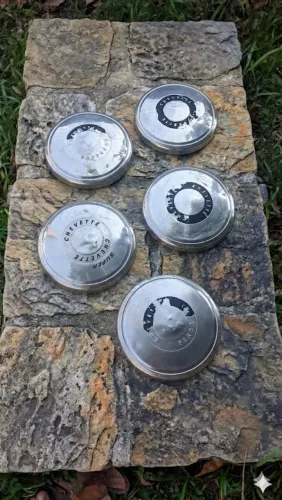 Calotas Chevette Tubarão 5 peças em Aço Inox