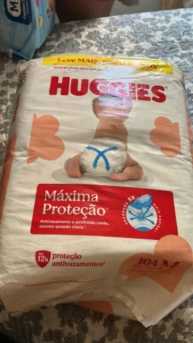 Huggies máxima proteção M