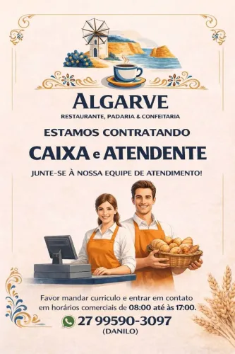 Padaria algarve contrata ,ler o anucio... 