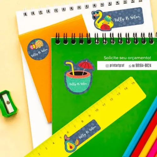 Volta às Aulas | Etiquetas Escolares Personalizadas