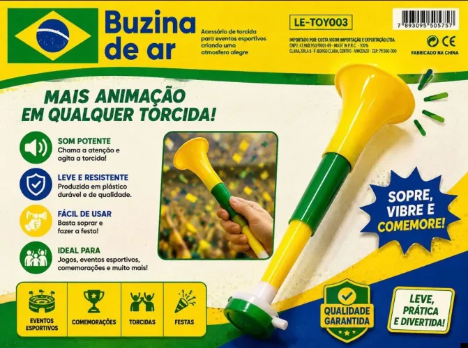 VENDO BUZINA PRA COPA ? 2 POR 20