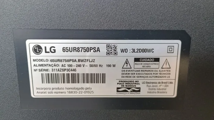 Tv LG 65UR8750PSA