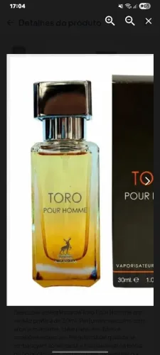 Perfume Toro Pour Homme 