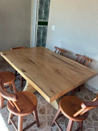 Mesa rústica 