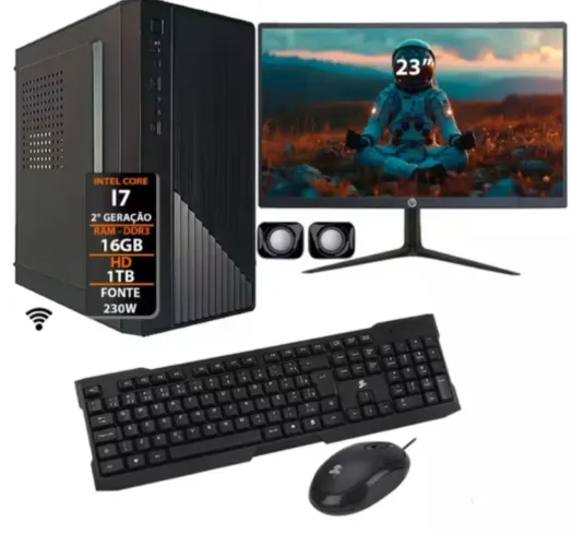 Vendo esse computador zero bala na cx 