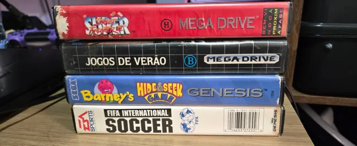 Cartuchos originais mega drive usado leia o anúncio