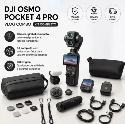DJI Osmo Pocket 4p Vlog combo