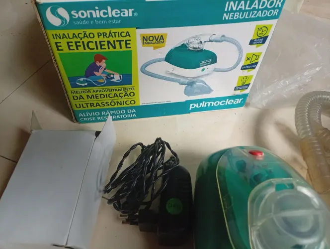 Inalador nebulizador ultrassonico Pulmoclear