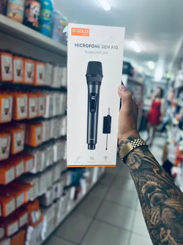 MICROFONE SEM FIO PROFISSIONAL
