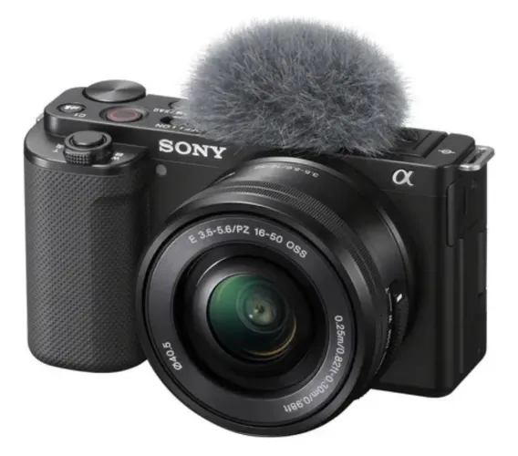 Camera Sony Zve-10 Ii Com Lente 16-50mm F3.5-5.6 Oss Ii 27 Mp